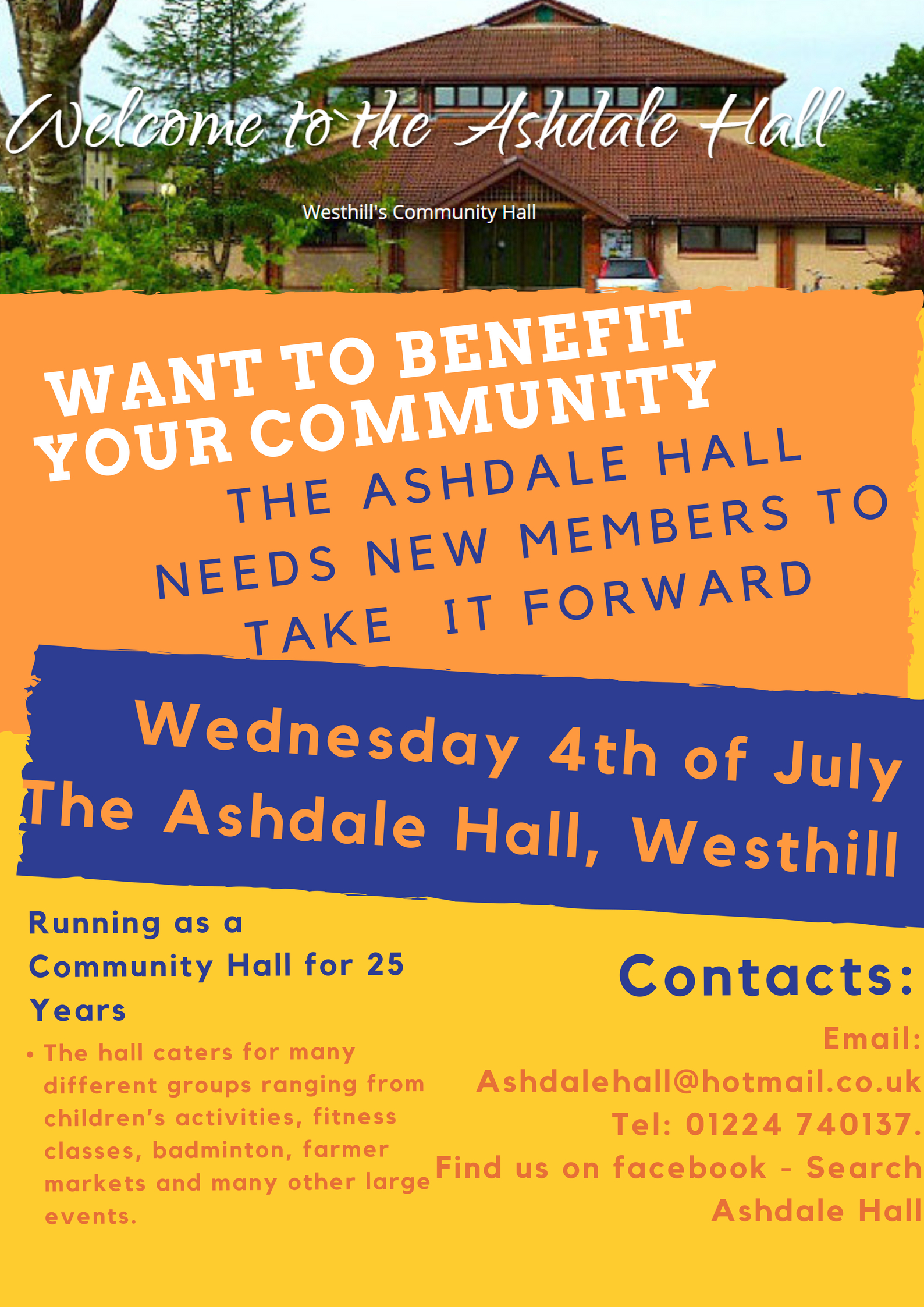 Ashdale Hall Meeting 4th July